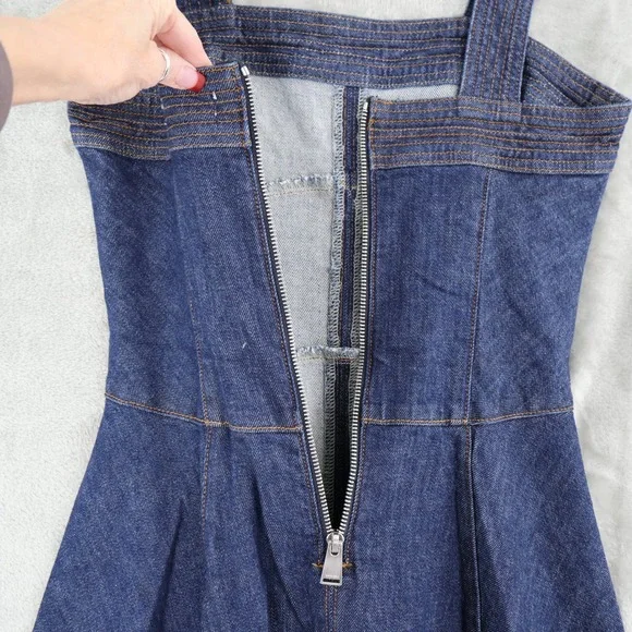 cici denim dress CICI Asher Denim Mini Dress CHUUI_Collection